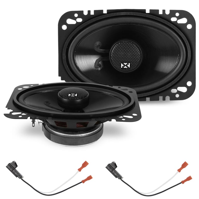 NVX Rear N-Series Speaker Upgrade Kit for 1999-2002 GMC Sierra 1500 Image 1
