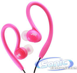 JVC HA-EBX85-P  (HAEBX85-Pink) Sports-Clip In-Ear Headphones Image 1