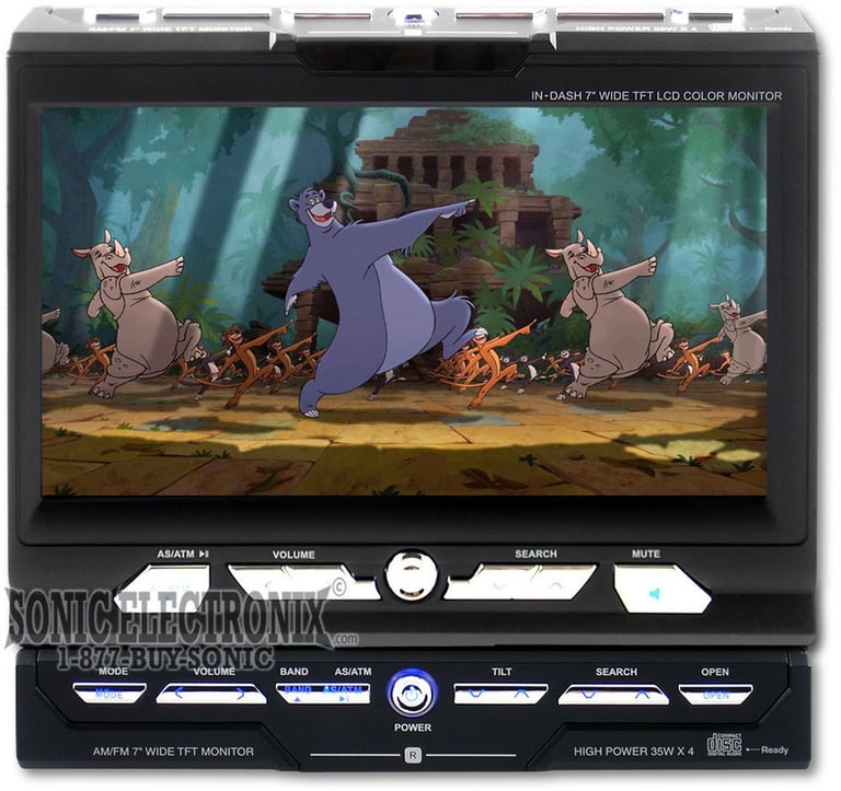Audiovox PAV-9 7" In-Dash LCD w/ AM/FM Tuner Image 2