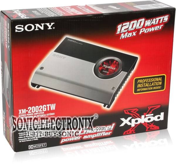 Sony XM-2002GTW Image 3