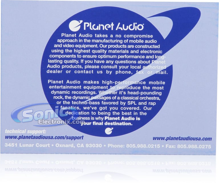 Planet Audio TQ462 Image 11