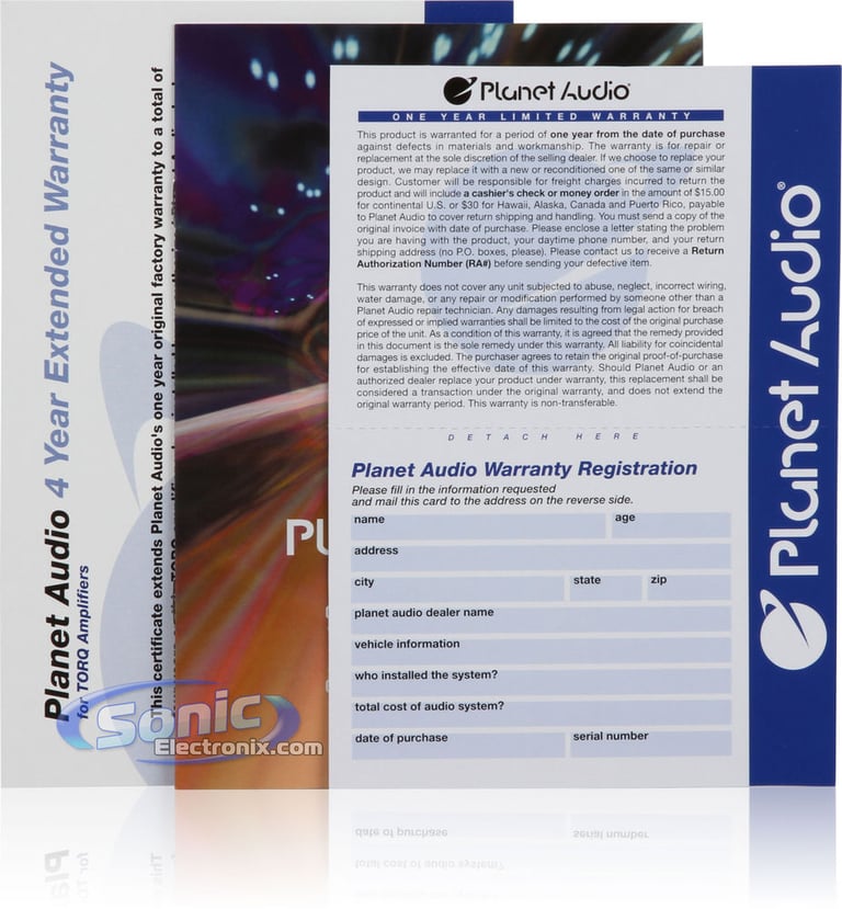 Planet Audio TQ1601D Image 8