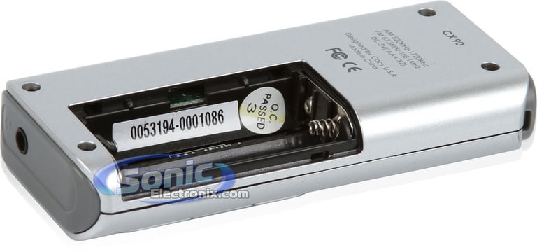 Coby CX90SVR (CX-90SVR) Silver Portable Pocket AM/FM Radio Image 4