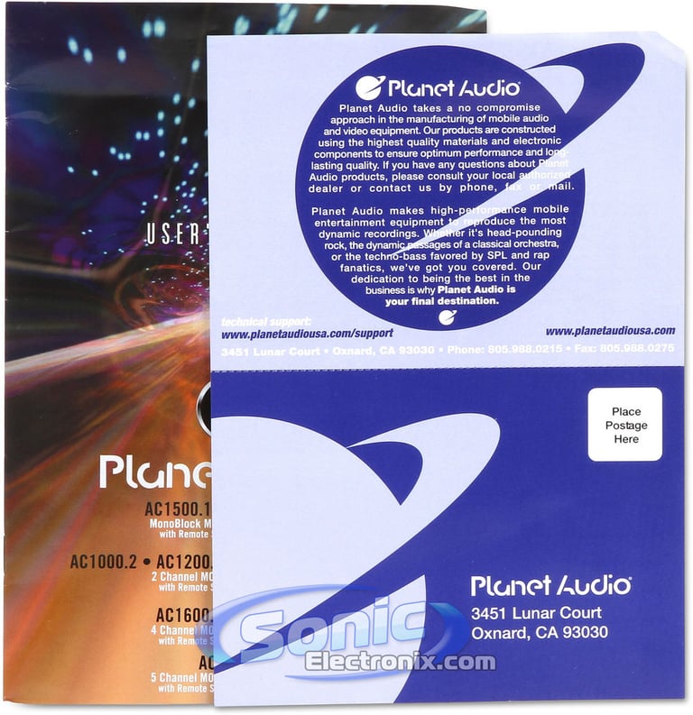 Planet Audio AC1600.4 (OPEN BOX INCOMPLETE) Image 9