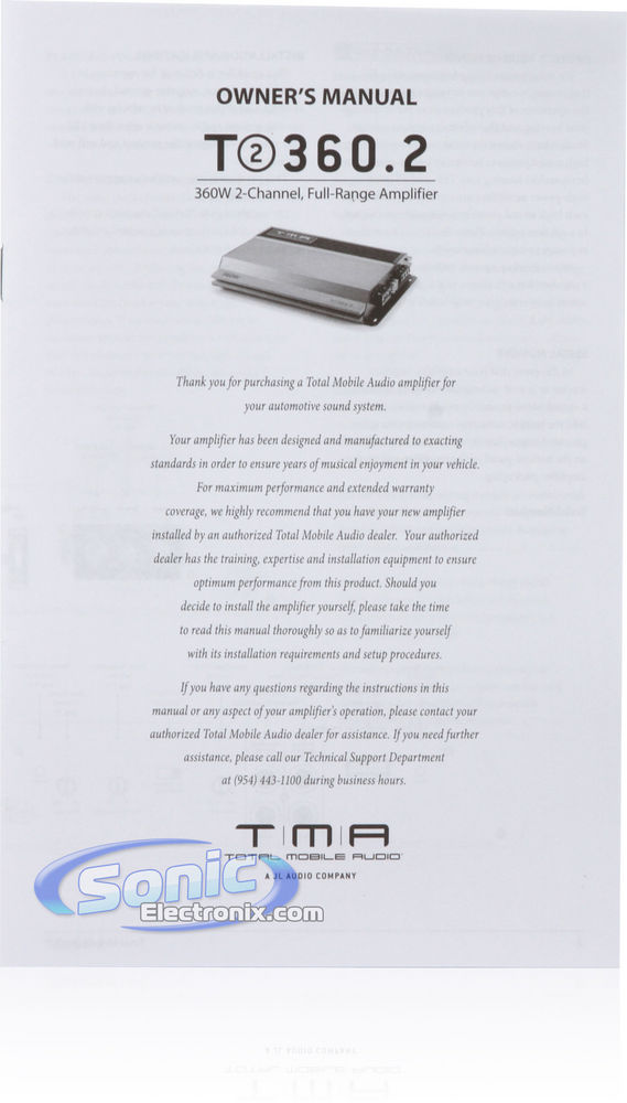 TOTAL Mobile Audio TMA T2-360.2 Image 6