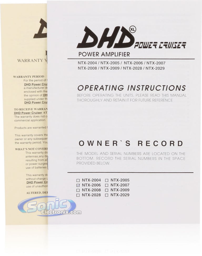 DHD NTX-2006 (Champagne) Image 6