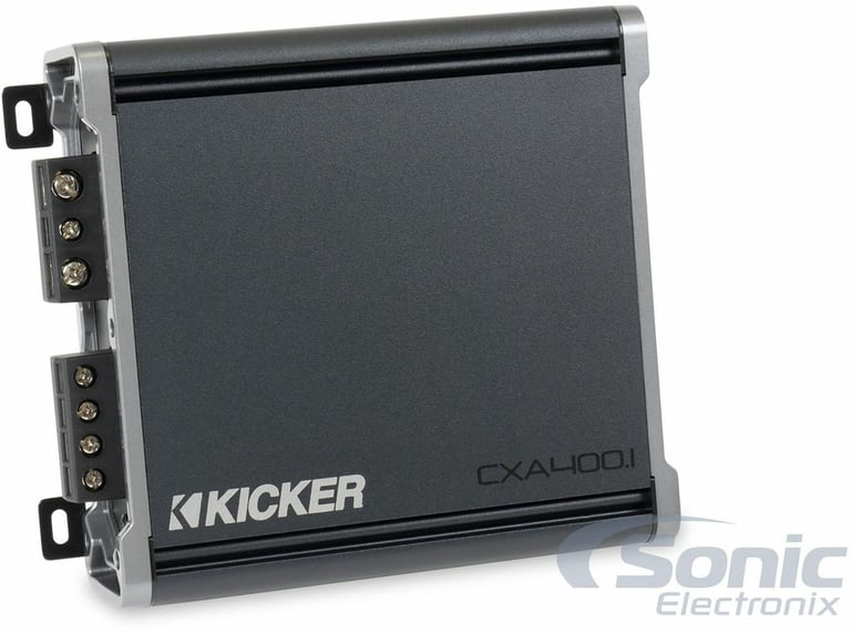 Hifonics HFX12D4BK + Kicker 46CXA4001 + 8 Gauge Amp Kit Image 8