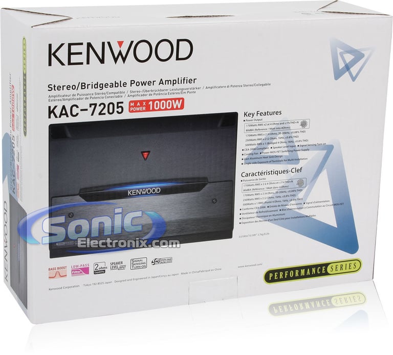 1200W Complete Hifonics + Kenwood  Bass Package Image 9