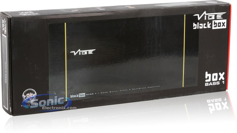 VIBE Audio Black Box Bass 1 V1 (BlackBB1-V1) R/B Image 10