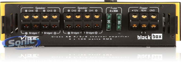 VIBE Audio Black Box Stereo 4 V1 (BlackBS4-V1) Image 4