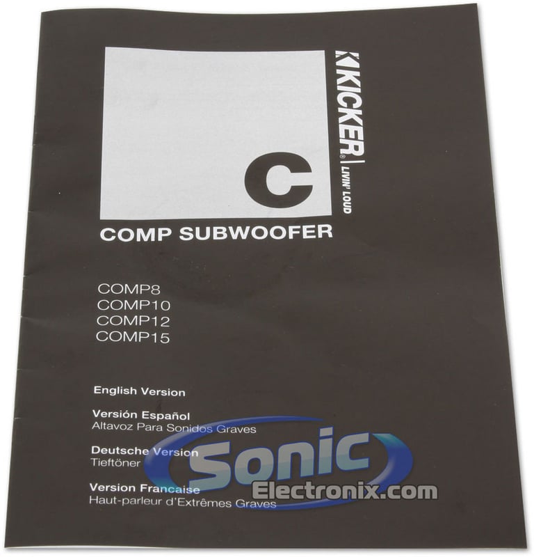 600W Complete Kenwood + Kicker Bass Package Image 10