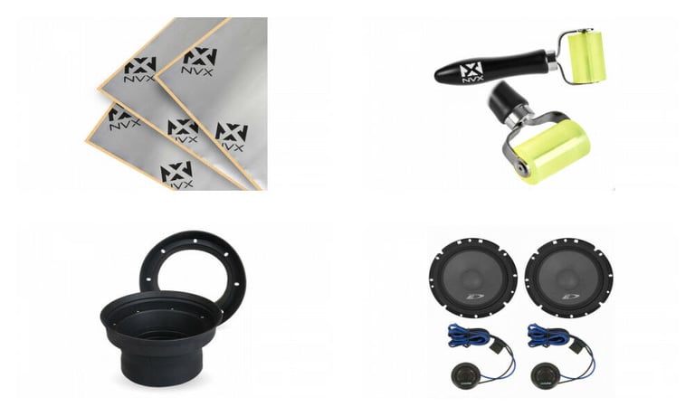 Alpine SXE-1751S with Speaker Installation Kit Image 1