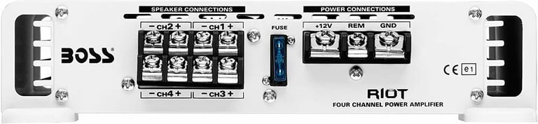 Boss MR1004 + 4 Gauge Amp Wiring Kit Image 5