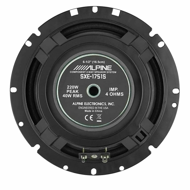 Alpine SXE-1751S with Speaker Installation Kit Image 25