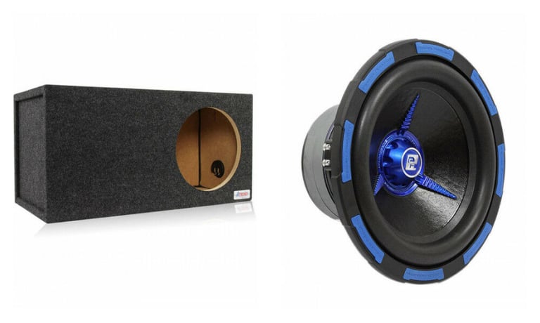 Power Acoustik MOFOS-12D4 12" MOFO Subwoofer + Ported Enclosure Image 1