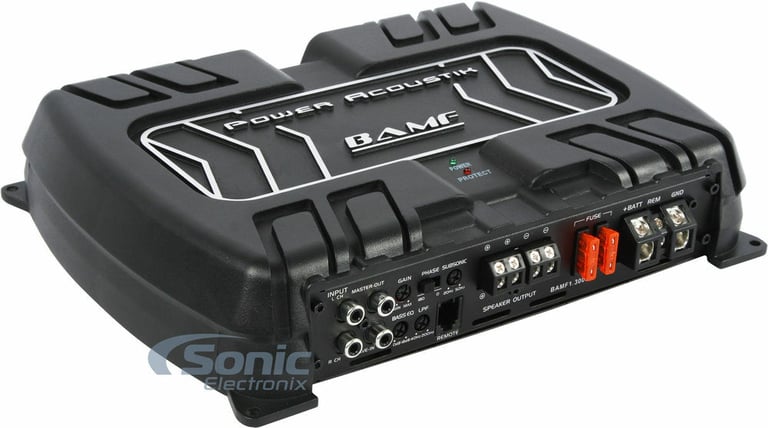 Power Acoustik BAMF1-3000D + Belva 4 Gauge Amp Wiring Kit Image 15