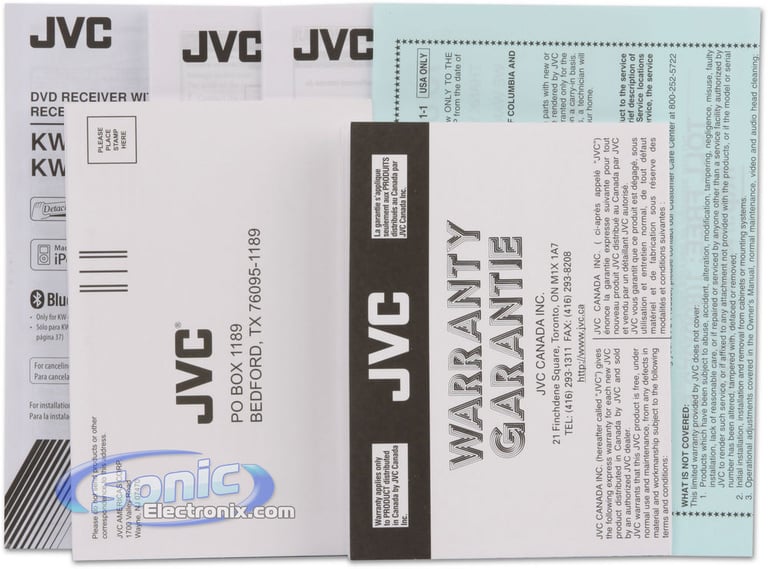 JVC KW-AVX830 R/B Incomplete Image 11