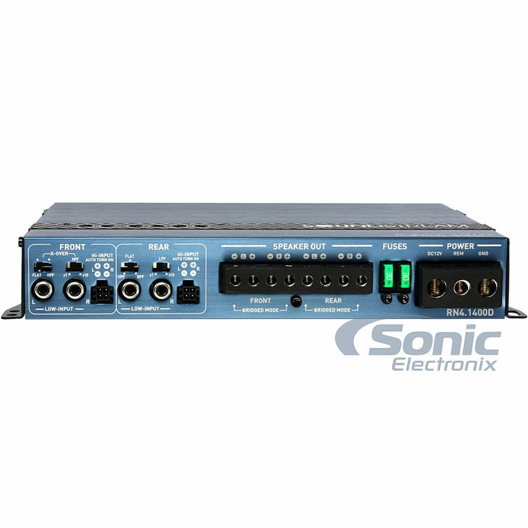 Soundstream Rubicon Nano RN4.1400D + Belva 4 Gauge Amp Kit Image 3