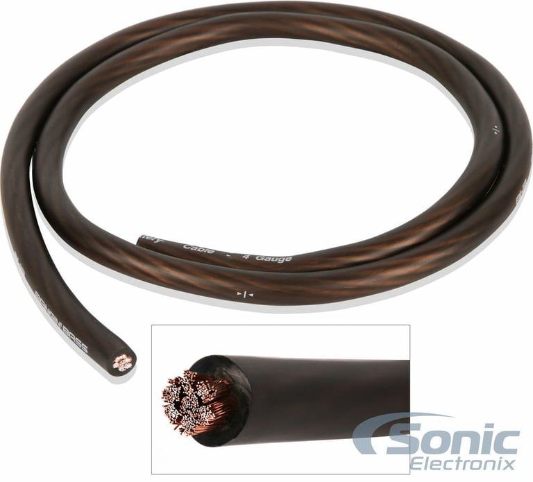 Soundstream T5.2500DL + Belva 4 Gauge Amp Wiring Kit Image 13