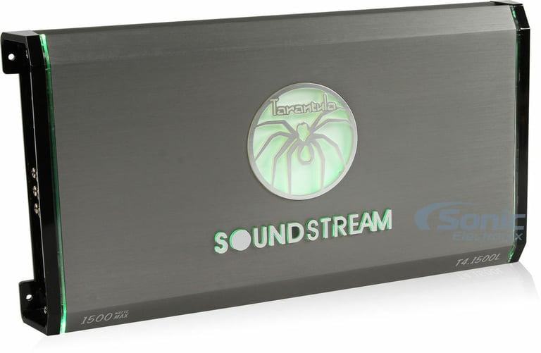 Soundstream T4.1500L Amplifier + Belva 4 Gauge Amp Kit Image 7