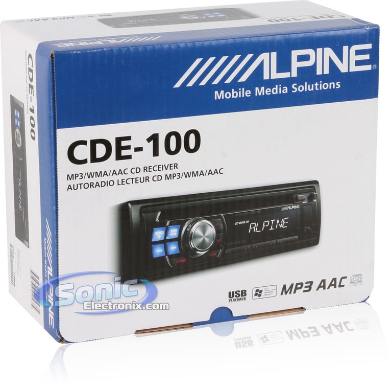 Alpine CDE-100 Image 8
