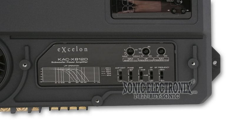 Kenwood eXcelon KAC-X812D Image 3