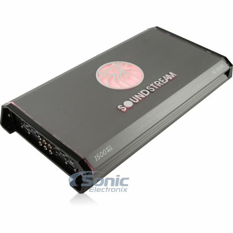 Soundstream T4.1500L Amplifier + Belva 4 Gauge Amp Kit Image 2