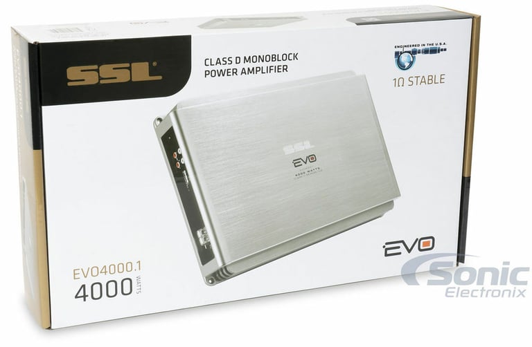 Sound Storm Labs (SSL) EVO4000.1 + Belva 1/0 Amp Gauge Kit Image 17