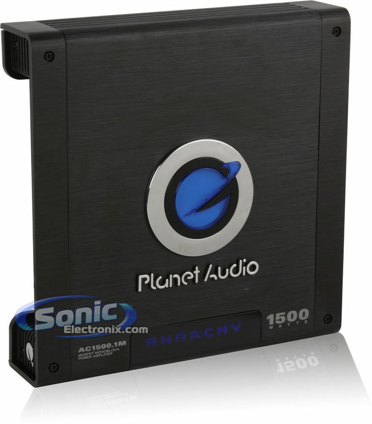 Planet Audio AC1500.1M + Belva 4 Gauge Amp Kit Image 2