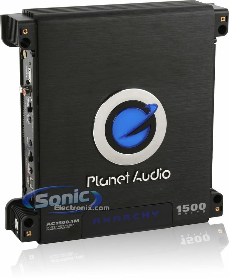 Planet Audio AC1500.1M + Belva 4 Gauge Amp Kit Image 5