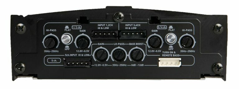 Power Acoustik RZ5‐2500DSP + Belva 4 Gauge Amp Wiring Kit Image 12