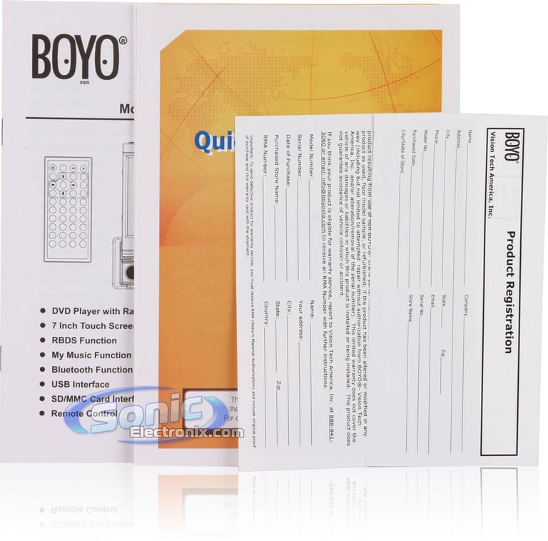 BOYO Vision AVS701 Image 9