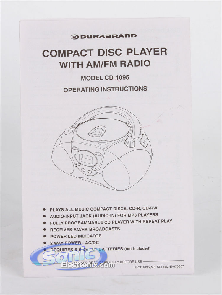 Durabrand CD1095 Open Box Image 7