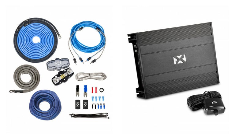 NVX NDA101 Amplifier with Amplifier Wiring Kit Image 1