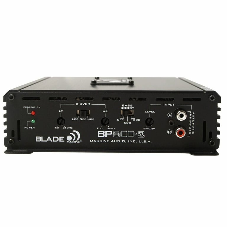 Massive Audio BP500.2 v2 Amplifier + 8 Gauge Amp Wiring Kit Image 13