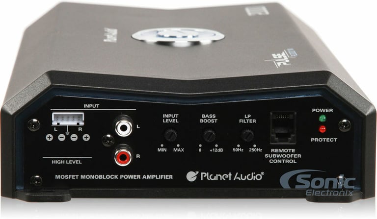 Planet Audio PL2000.1M + Belva 4 Gauge Amp Wiring Kit Image 16