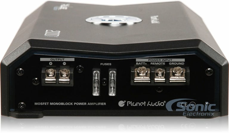 Planet Audio PL2000.1M + Belva 4 Gauge Amp Wiring Kit Image 17