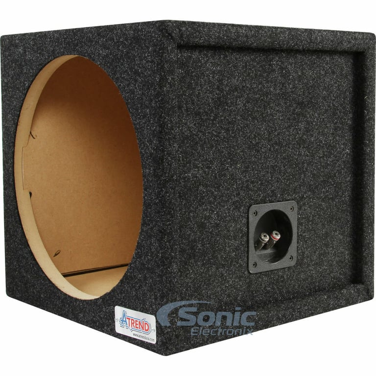 Hifonics HFX12D4BK + Atrend 12SQL Subwoofer Enclosure Image 5