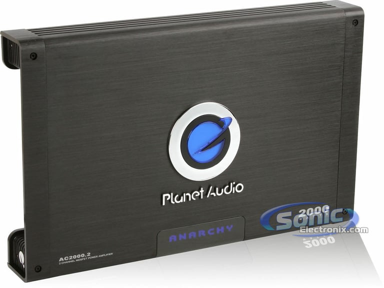 Planet Audio AC2000.2 Amplifier + Belva 4 Gauge Amp Kit Image 5