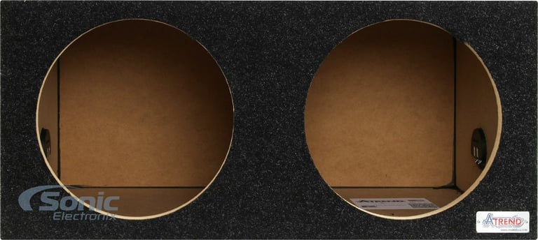 (2) Planet Audio AC12D Subwoofers + Atrend 12DQ Dual Sealed Enclosure Image 3