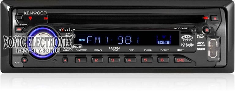 Kenwood eXcelon KDC-X491 Image 2