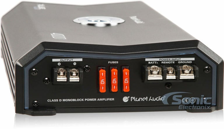 Planet Audio PL4000.1D + Belva 1/0 Gauge Amp Wiring Kit Image 25