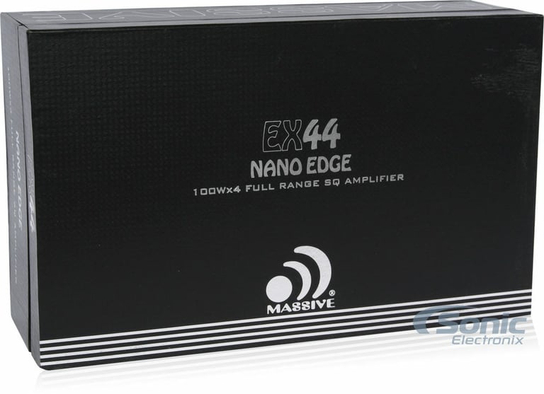 Massive Audio EX44 Amplifier + Free Belva 4 Gauge Amp Wiring Kit Image 7