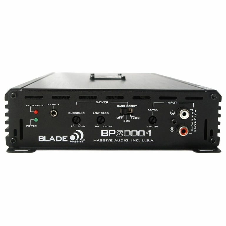 Massive Audio BP2000.1 v2 + Free Belva 4 Gauge Amp Wiring Kit Image 16