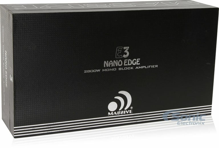 Massive Audio E3 Amplifier + Free Premium NVX 1/0 Gauge Amplifier Wiring Kit Image 17