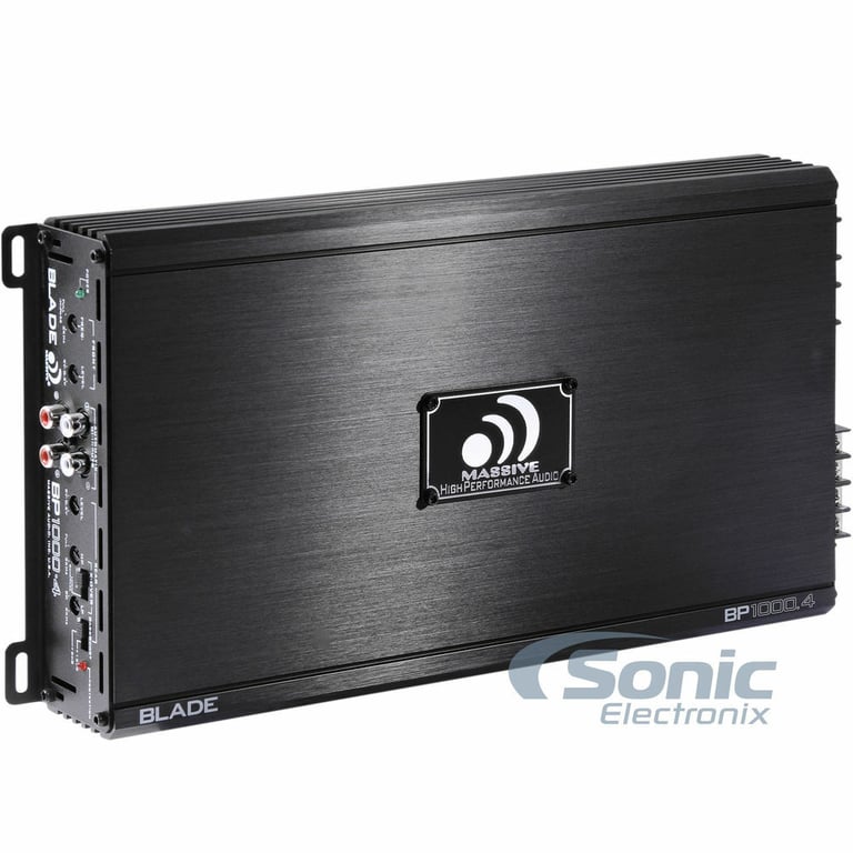 Massive Audio BP1000.4 v2 Amplifier + Free Belva 4 Gauge Amp Wiring Kit Image 12