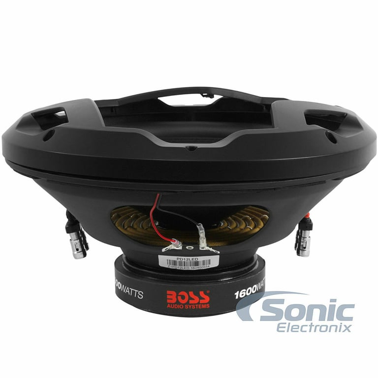 Boss PD12LED Subwoofer + Belva 1500W Amplifier + 8 Gauge Amp kit Image 13