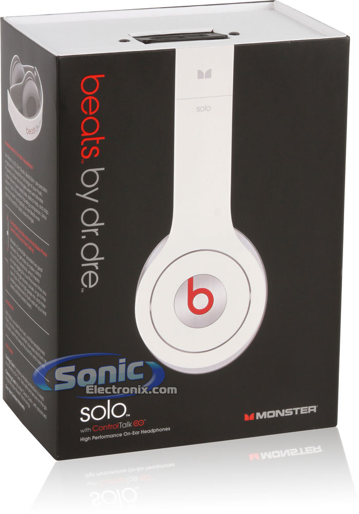 Beats by Dr. Dre SOLO White On-Ear Headphones Image 13