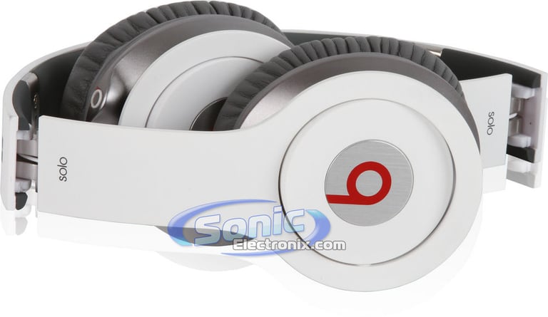 Beats by Dr. Dre SOLO White On-Ear Headphones Image 9