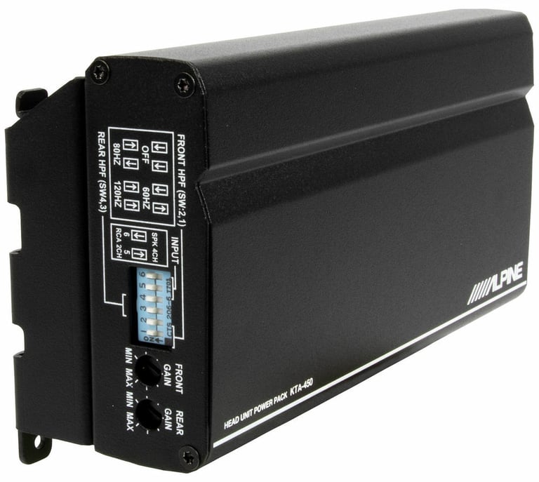 Alpine iLX-407 + Alpine KTA-450 Power Pack Amplifier Image 4